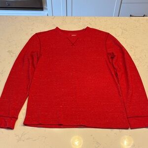 Sonoma Men's Bright Red Crewneck Thermal